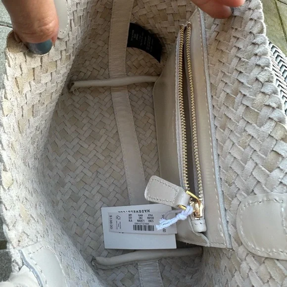 NWT Madewell Woven Mini Tote Bag - Picture 6 of 7